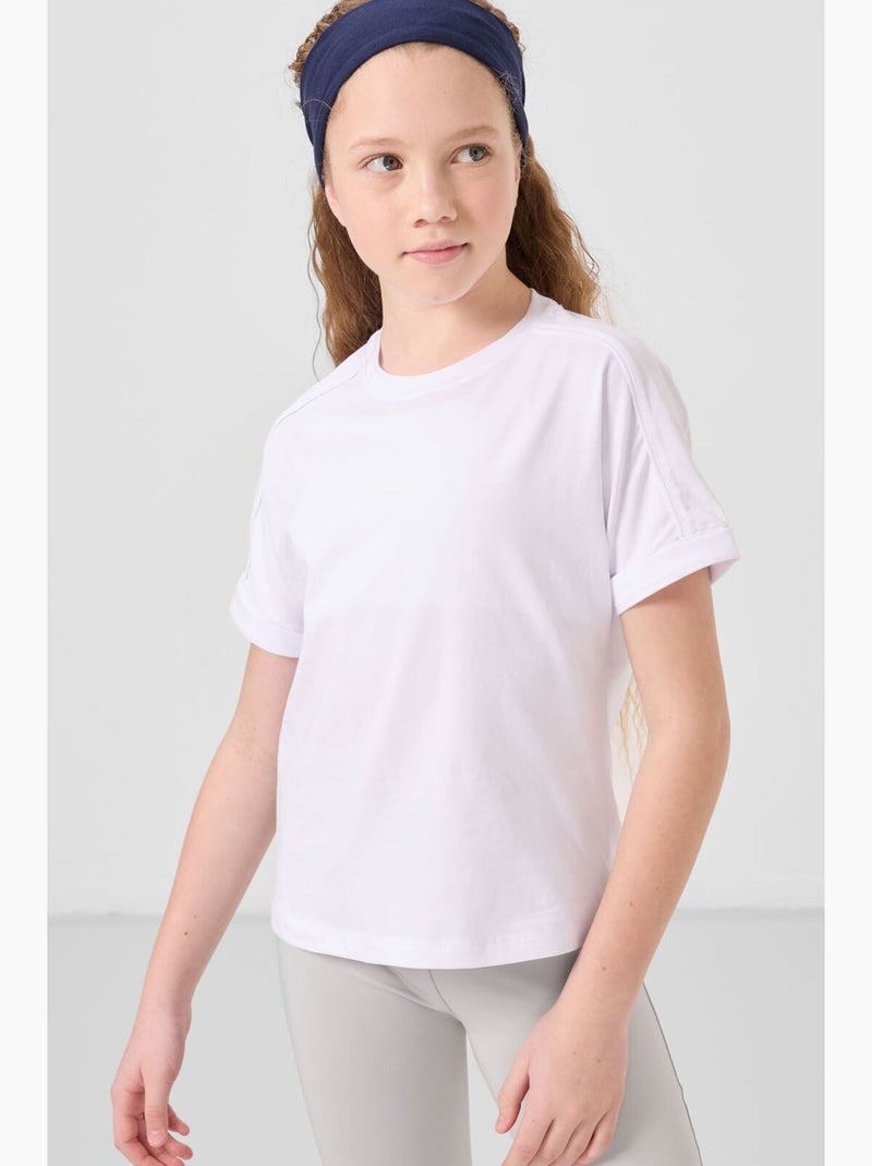 T-shirt em jersey de algodão tommy Branco - Kiabi