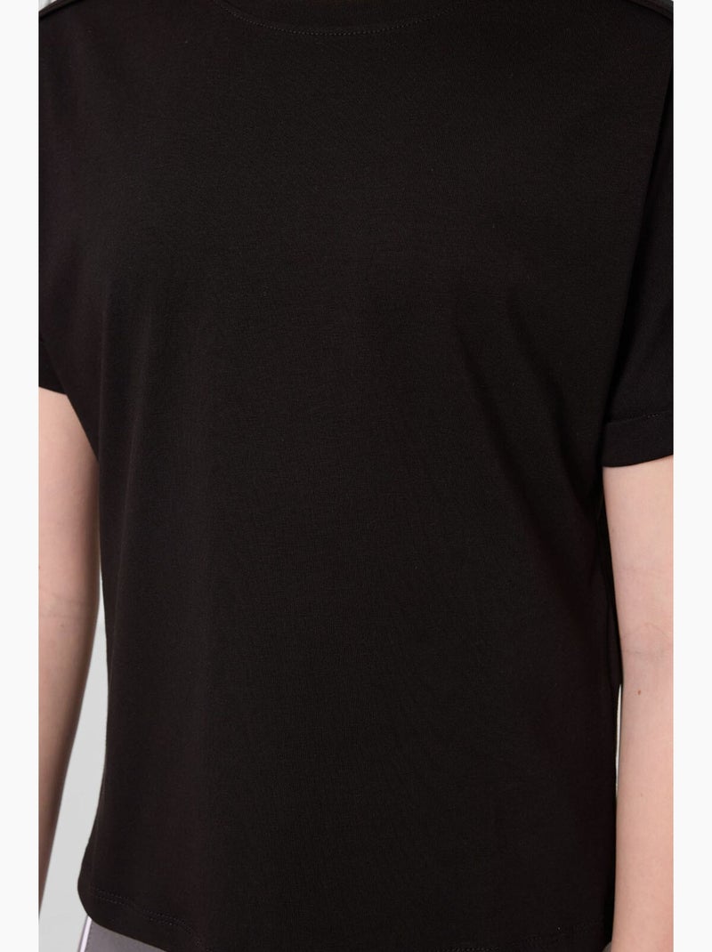 T-shirt em jersey de algodão tommy Preto - Kiabi
