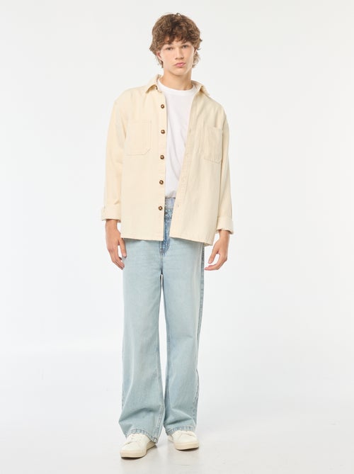 T-shirt em jersey de manga comprida - Kiabi