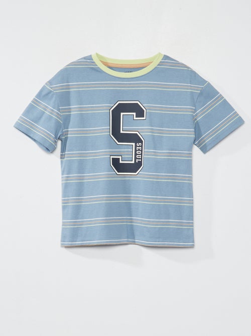T-shirt em jersey de manga curta - Kiabi