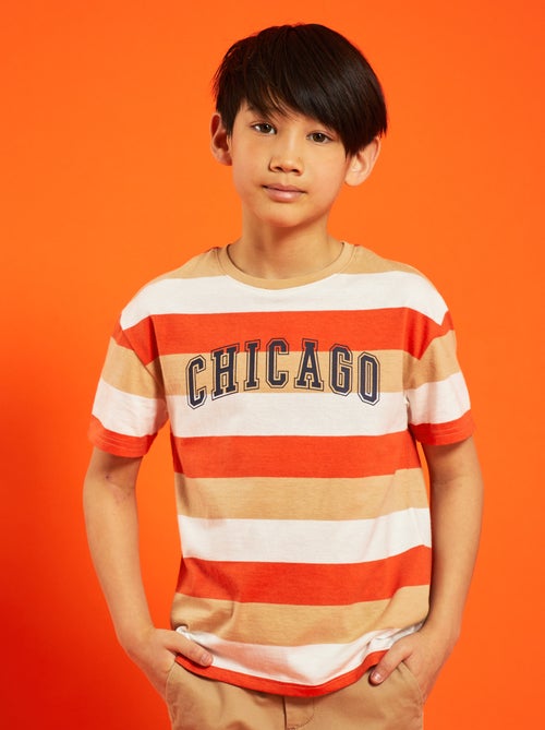 T-shirt em jersey de manga curta - Kiabi