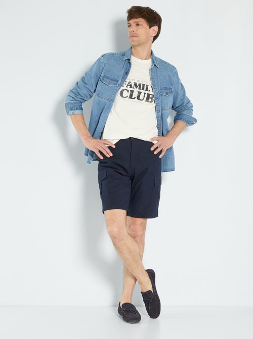 T-shirt em jersey 'Dia do Pai' - Kiabi