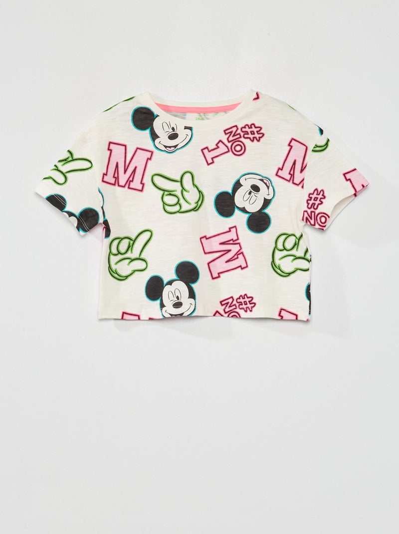 T-shirt em jersey 'Disney' BRANCO - Kiabi