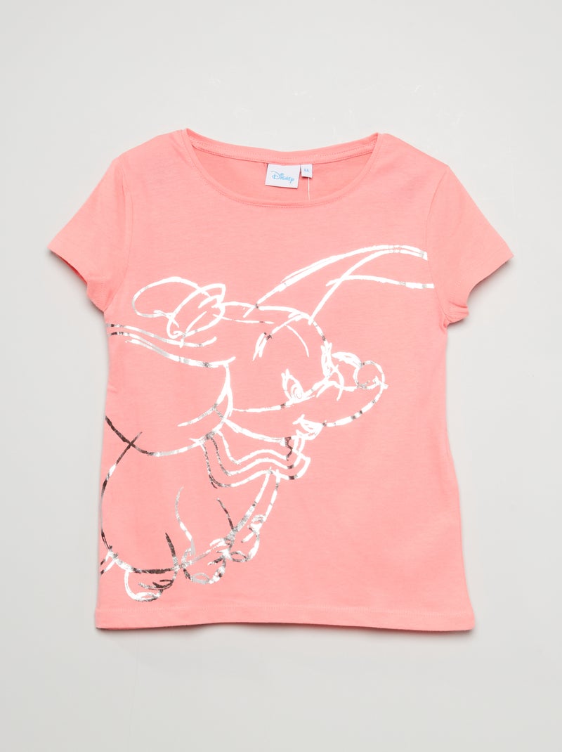 T-shirt em jersey 'Disney' ROSA - Kiabi