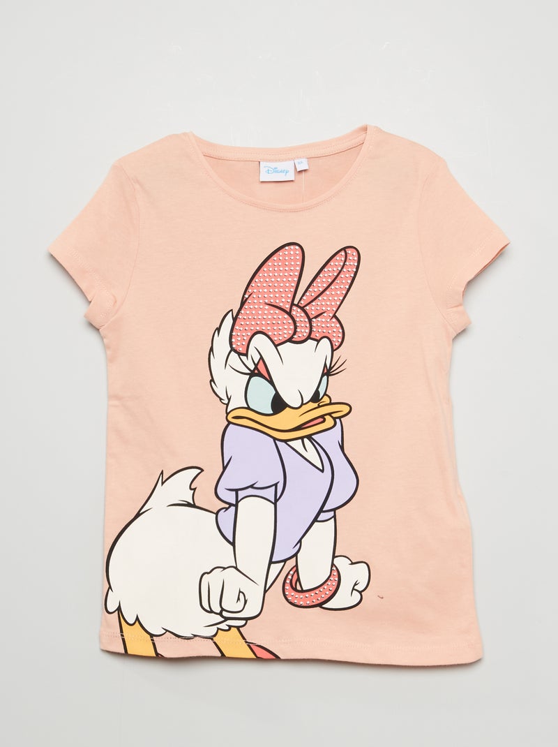 T-shirt em jersey 'Disney' ROSA - Kiabi