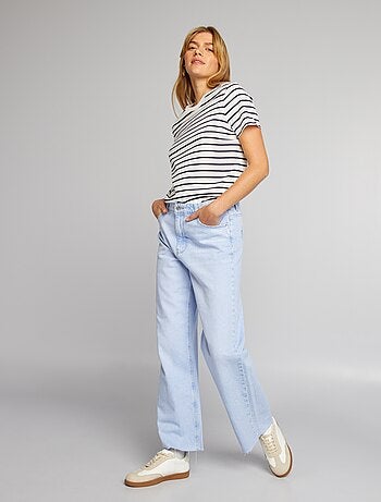 T-shirt em jersey estampado