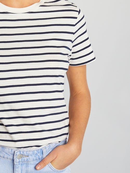 T-shirt em jersey estampado - Kiabi