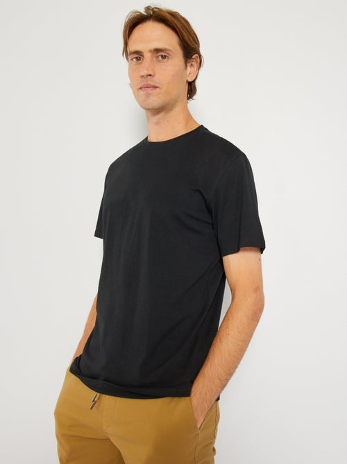T-shirt em jersey fina - Kiabi