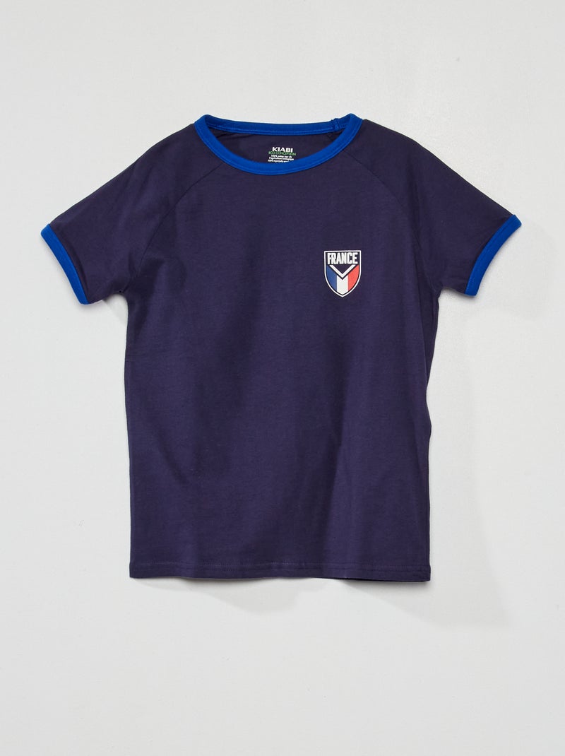 T-shirt em jersey Futebol França - Kiabi