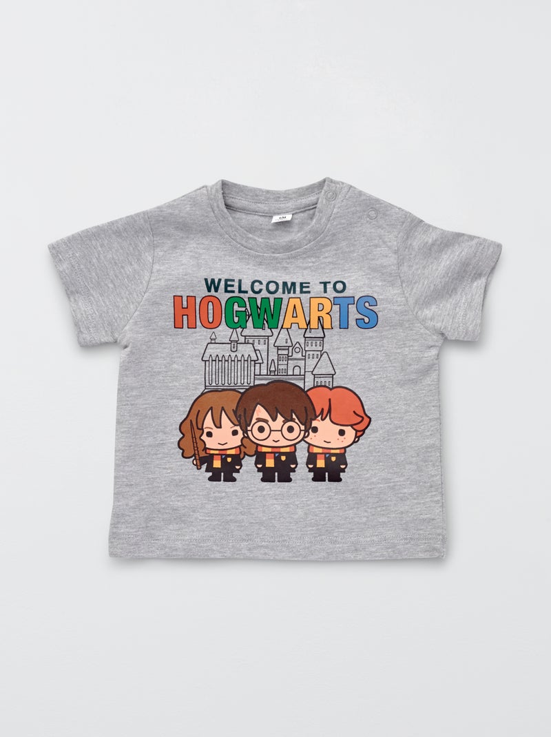 T-shirt em jersey 'Harry Potter' Cinza Mesclado - Kiabi
