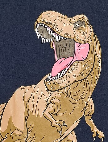 T-shirt em jersey 'Jurassic World' de manga curta
