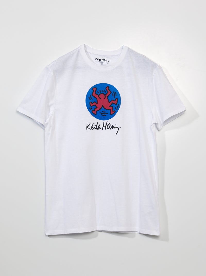 T-shirt em jersey 'Keith Haring Foundation' Branco - Kiabi