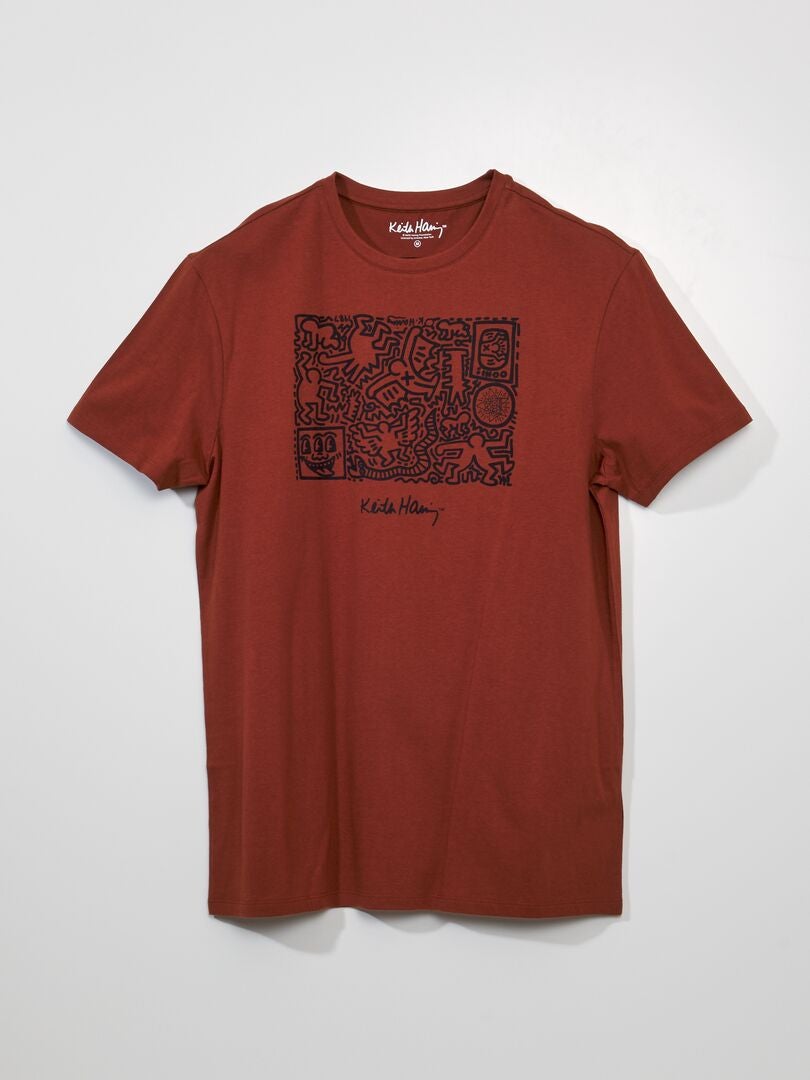 T-shirt em jersey 'Keith Haring Foundation' Preto - Kiabi