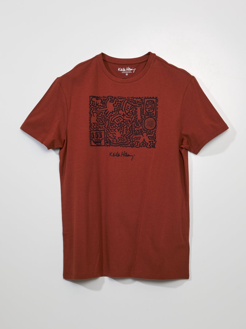 T-shirt em jersey 'Keith Haring Foundation' Preto - Kiabi