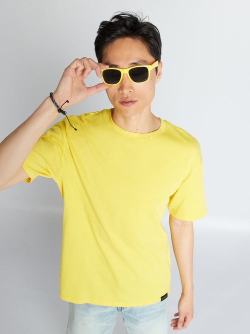 T-shirt em jersey lisa - Kiabi