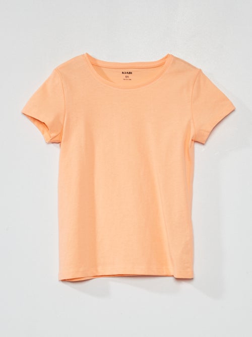 T-shirt em jersey lisa - Kiabi