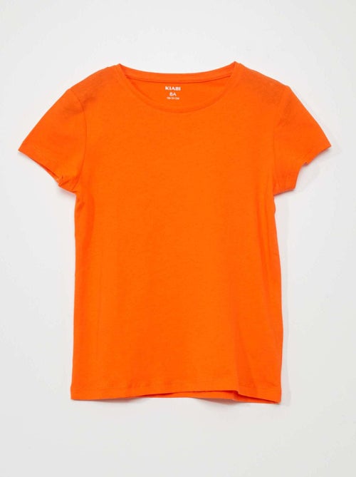 T-shirt em jersey lisa - Kiabi