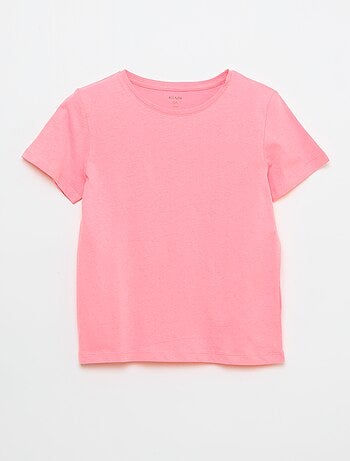 T-shirt de jersey liso