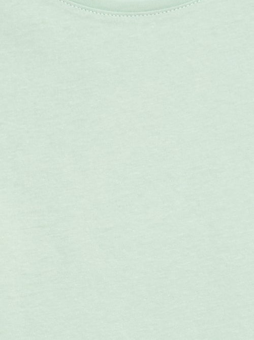 T-shirt em jersey lisa - Kiabi