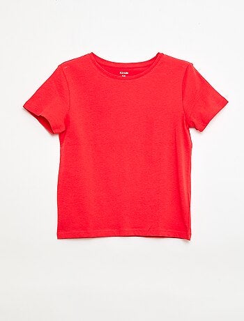 T-shirt de jersey liso