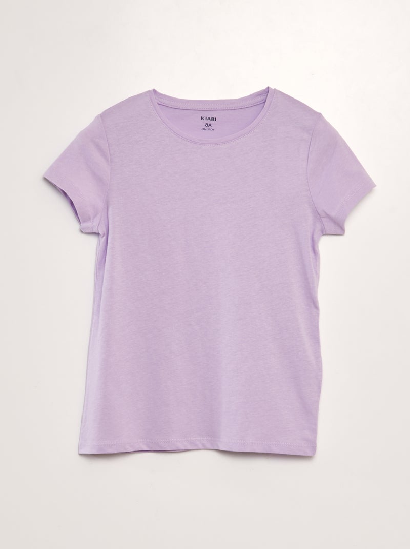 T-shirt em jersey lisa VIOLETA - Kiabi