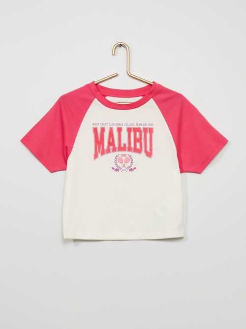T-shirt em jersey 'Los Angeles' - Kiabi