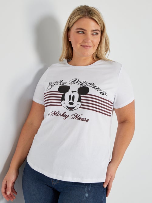 T-shirt em jersey 'Mickey' - Kiabi