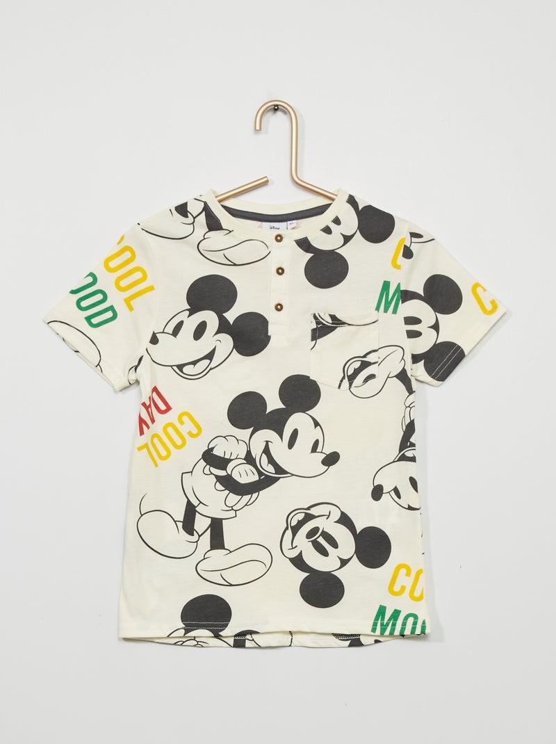 T-shirt em jersey 'Mickey' 'Disney' BEGE - Kiabi