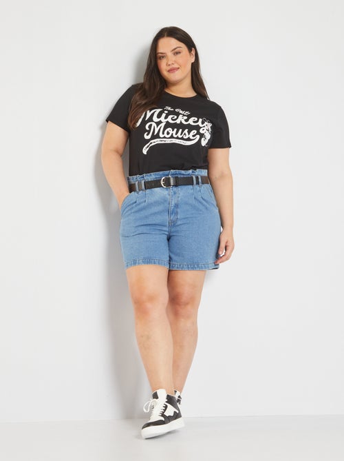 T-shirt em jersey 'Mickey' - Kiabi