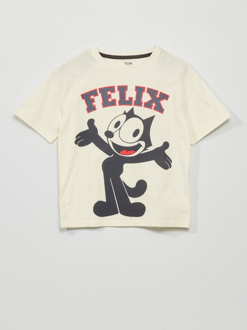 T-shirt em jersey 'O Gato Félix' - Kiabi