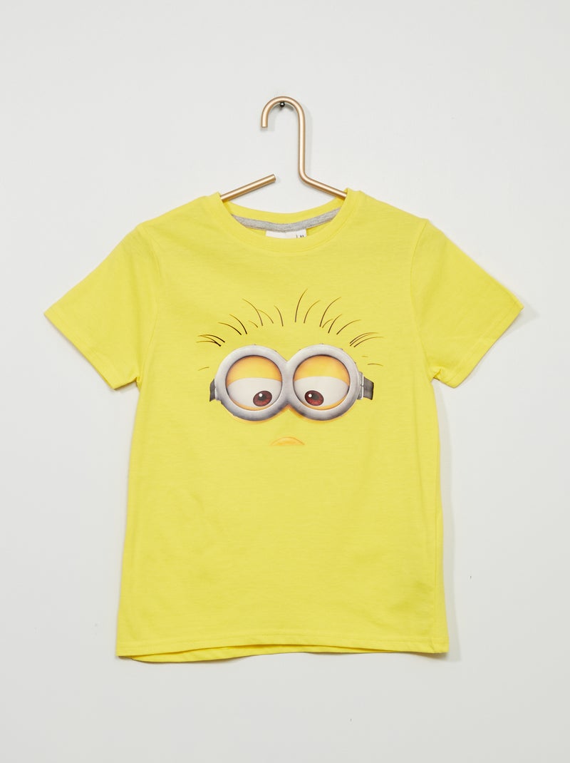 T-shirt em jersey 'Os Mínimos' AMARELO - Kiabi