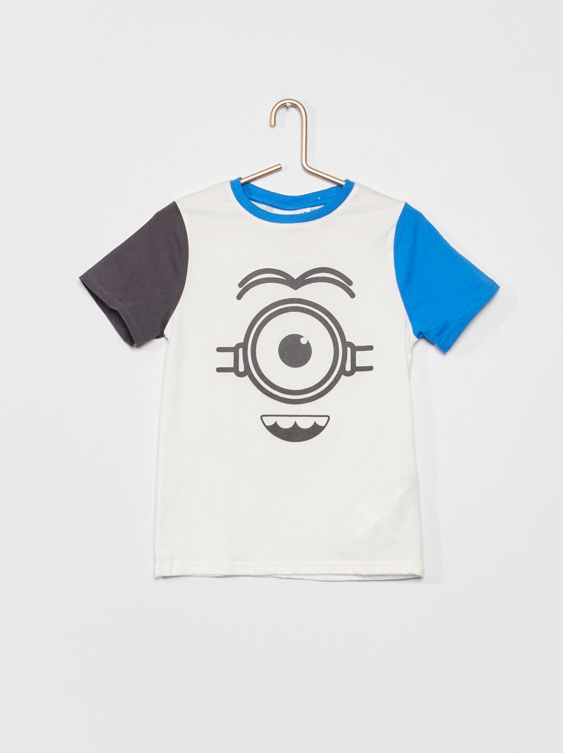 T-shirt em jersey 'Os Mínimos' BRANCO - Kiabi