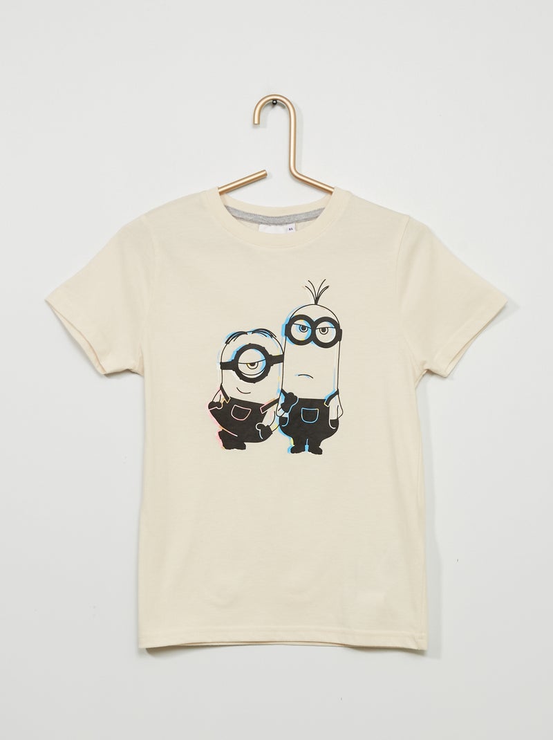 T-shirt em jersey 'Os Mínimos' CINZA - Kiabi