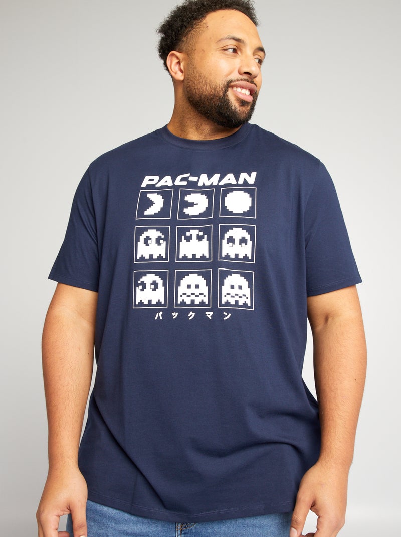 T-shirt em jersey 'Pac-Man' PRETO - Kiabi