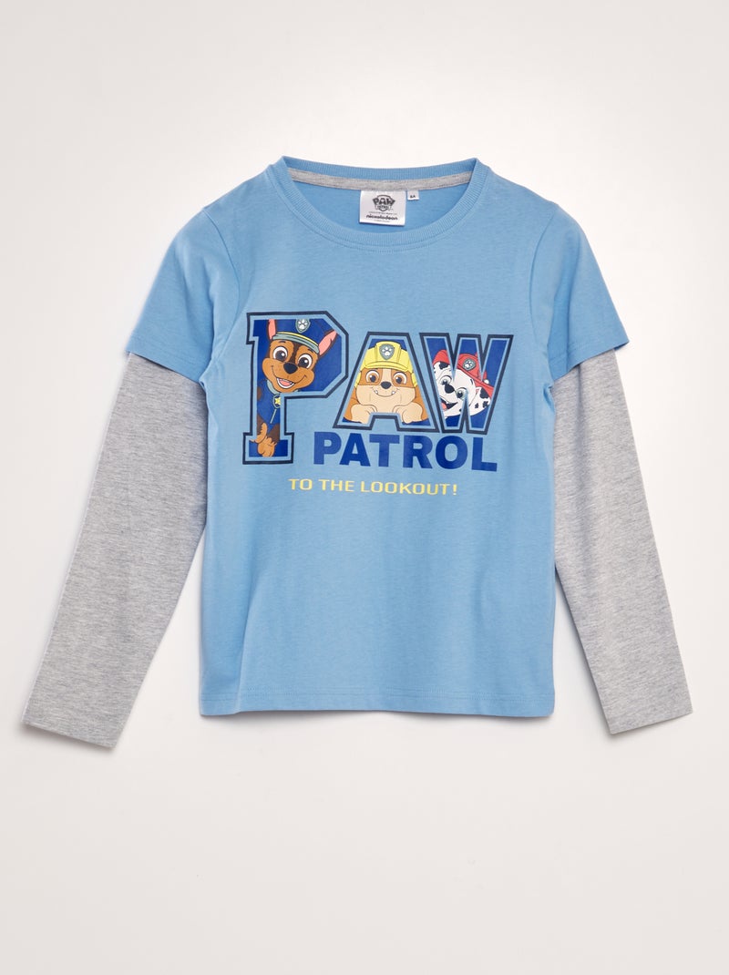 T-shirt em jersey 'Patrulha Pata' AZUL - Kiabi