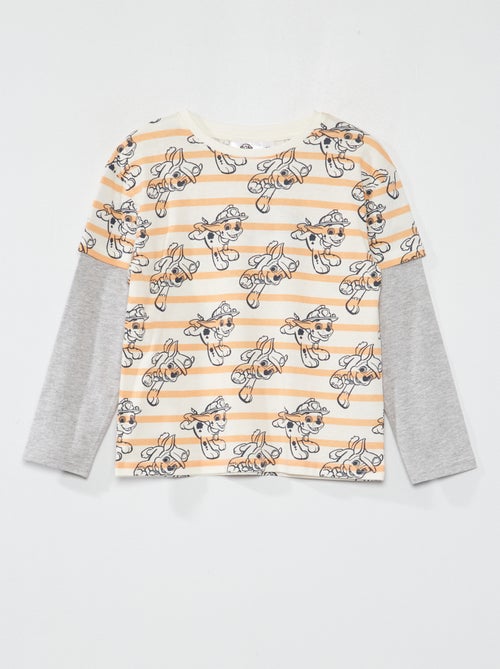 T-shirt em jersey 'Patrulha Pata' - Kiabi