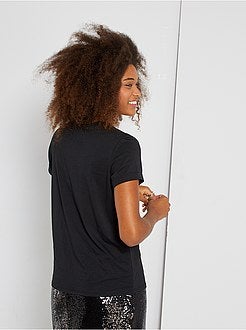 T-shirt em jersey - Kiabi