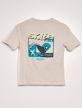 T-shirt em jersey 'Skate'