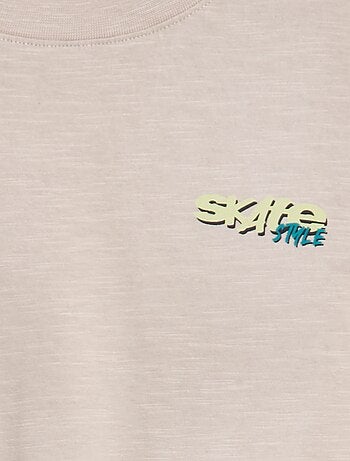 T-shirt em jersey 'Skate'