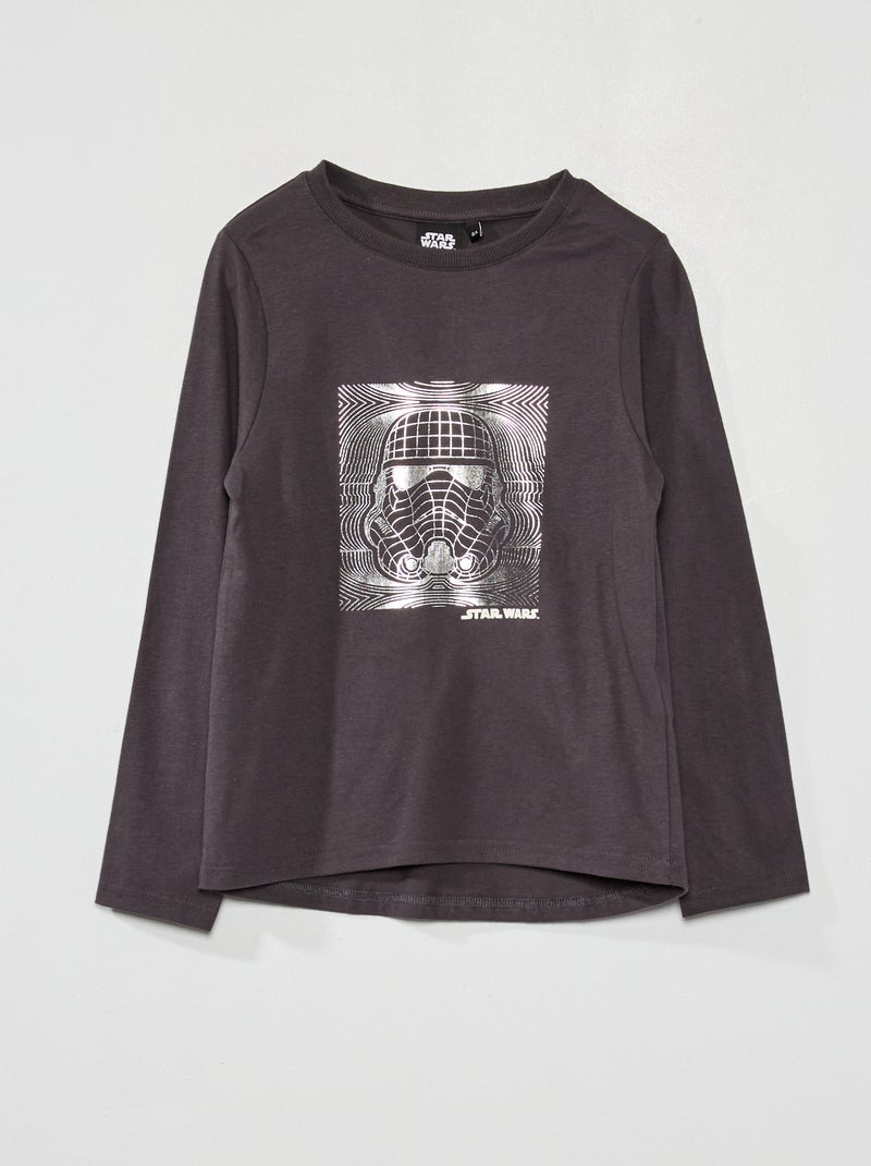 T-shirt em jersey 'Star Wars' CINZA - Kiabi