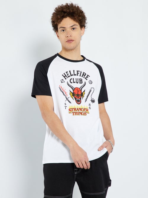 T-shirt em jersey 'Stranger Things' - Kiabi