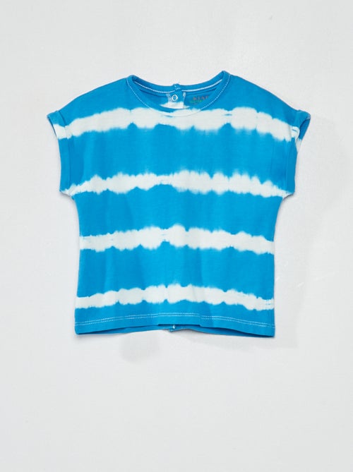T-shirt em jersey 'Tie and dye' - Kiabi