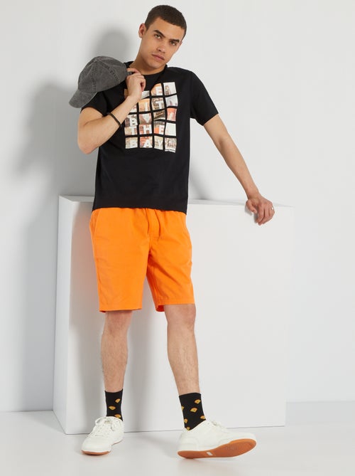T-shirt em jersey 'Tokyo' - Kiabi