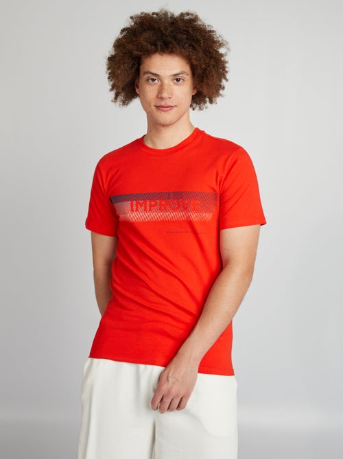 T-shirt em jersey - Kiabi