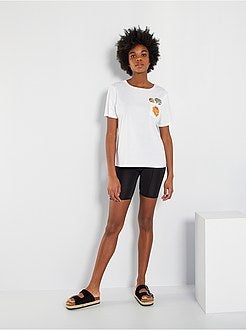 T-shirt em malha 'Chupa Chups' - Kiabi