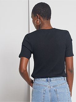 T-shirt em malha de fantasia - Kiabi