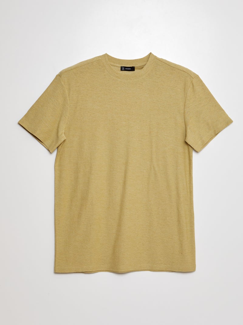 T-shirt em malha de fantasia VERDE - Kiabi
