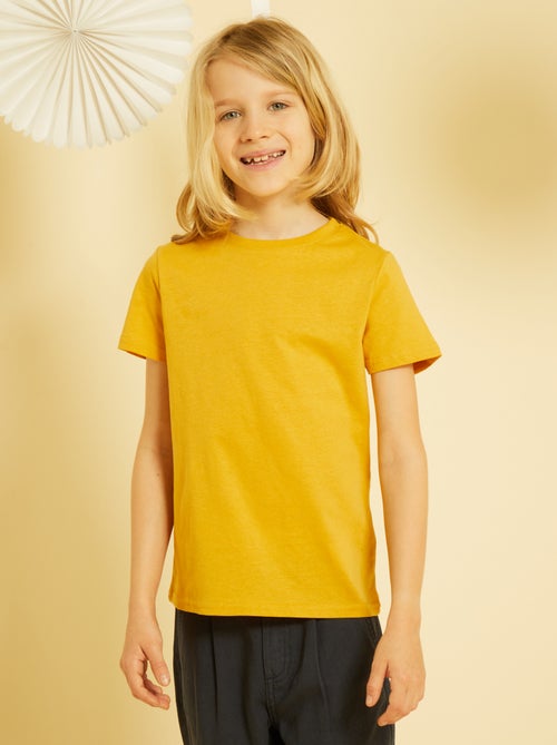 T-shirt em malha jersey - Kiabi