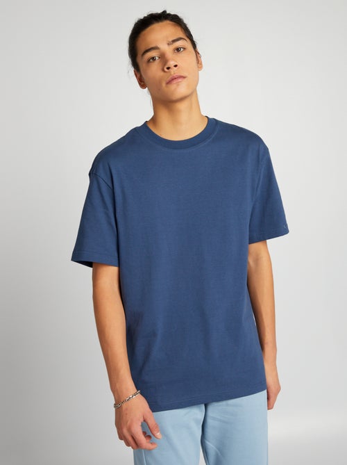 T-shirt em malha jersey - Kiabi