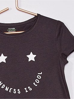 T-shirt em malha jersey - Kiabi